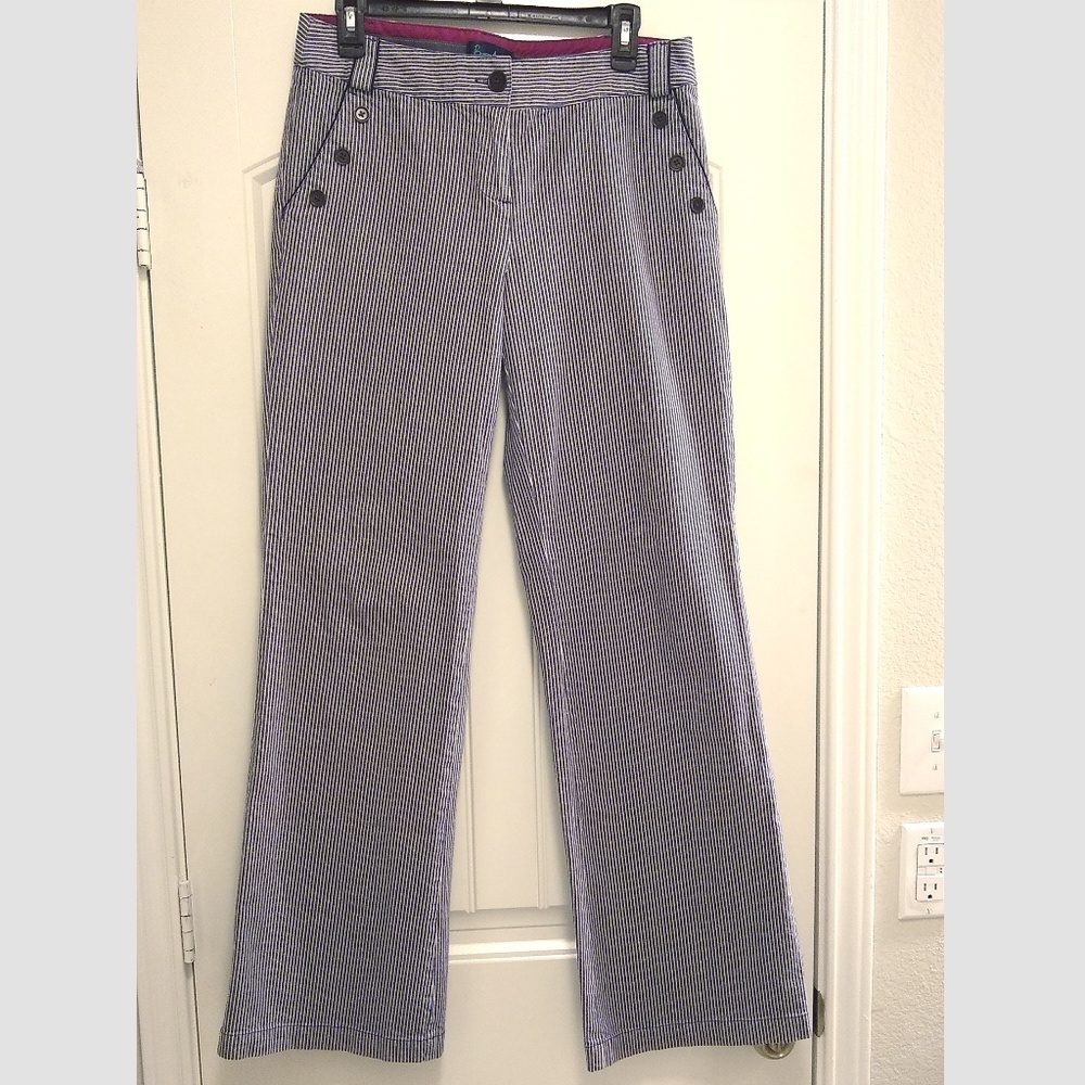 Boden sailor striped pants
